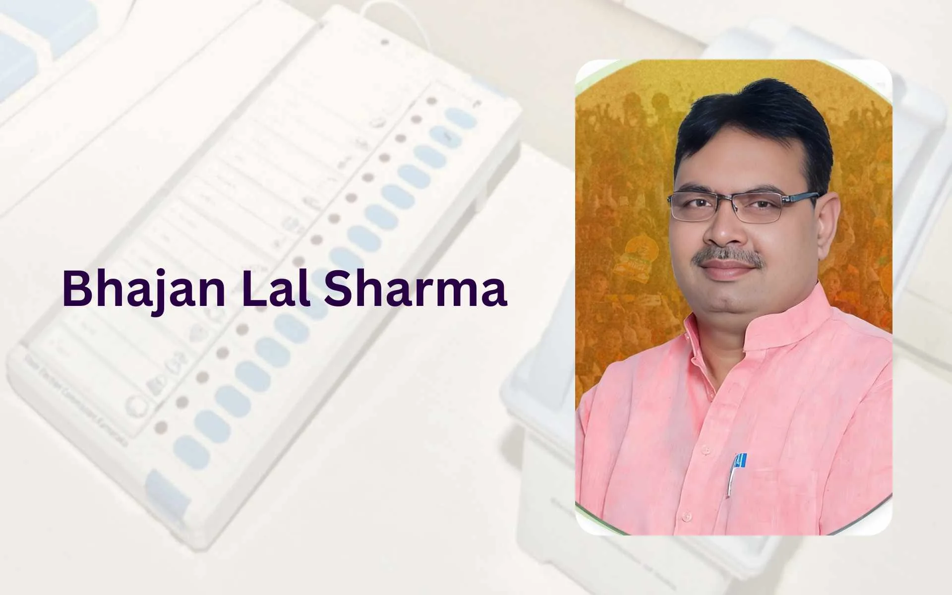 Bhajan Lal Sharma Rajasthan CM