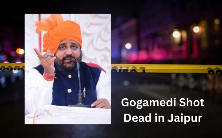 Sukhdev Singh Gogamedi Shot Dead in Jaipur
